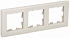Рамка на 3 поста IEK Brite РУ-3-2-БрВа BR-M32-G-K10