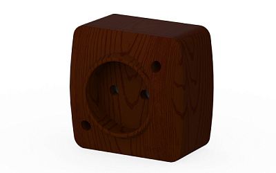 Розетка б/з EL-BI ALSU вишня 504-000600-215