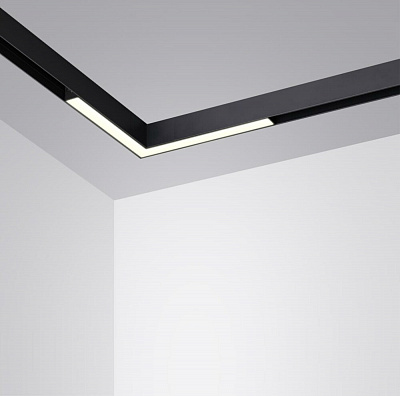 Трековый светильник Novotech Vector пульт ДУ/Tuya Smart Life IP20 LED 20W 3000-6000K 90-240V 359945 PORT NT25 212 черный
