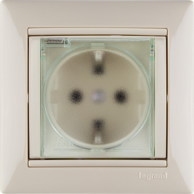 Рамка на 1 пост бежевая Legrand Valena Classic 774351