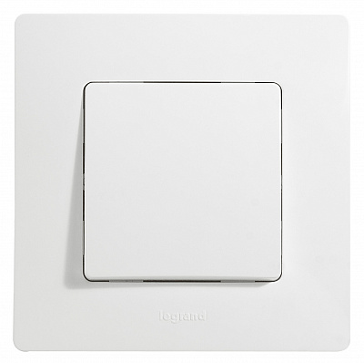 Рамка для розетки на 1 пост белая Legrand Etika 672501