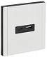 Розетка USB A+C 18Вт IEK FORTE&PIANO FP251M FP-U22-018-M-K01 металл белый