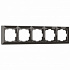 Рамка на 5 постов Werkel Snabb basic W0052007 коричневая a051302