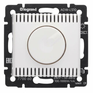 Диммер  Legrand Valena белый 1000 Вт с возможностью управления с 2-х мест 770060