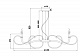 Подвесная люстра Maytoni Atlanta MOD051PL-09TR