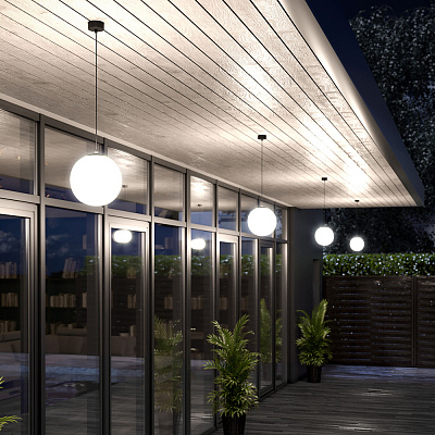 Уличный подвесной светильник Elektrostandard Sfera a061034