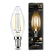 Лампа Gauss Filament Свеча 11W 810lm 2700К Е14 LED 103801111