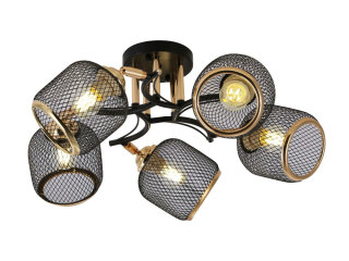 Потолочная люстра Sfera Sveta 06443/5 BLACK-GOLD
