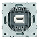 Розетка HDMI 2.0 Type A (механизм), STEKKER Эмили, RST00-5118-09, антрацит, soft touch