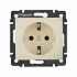 Розетка 2К+З со шторками бжевая Legrand Valena Classic 774321
