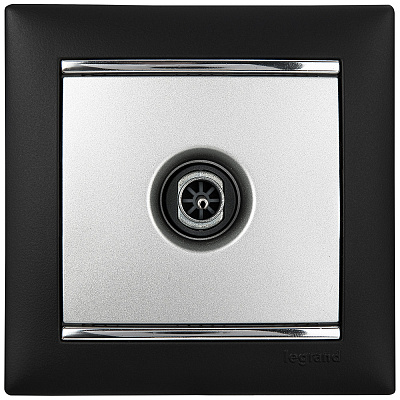 Рамка на 1 пост черная Legrand Valena Classic 770391