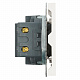 Розетка 2-местная USB + Type C (механизм), STEKKER Эмили, 250В, 20W, RST10-5115-01, белый фарфор, soft touch