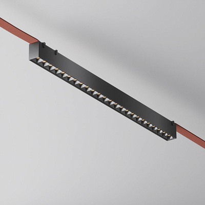 Трековый светодиодный светильник Maytoni Points TR128B-24W3K-M-B