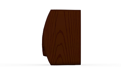 Выключатель одноклавишный с/п EL-BI ALSU вишня 504-010600-201