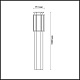 Уличный светильник Odeon Light Gino 4048/1F