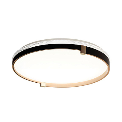 Настенно-потолочный светодиодный светильник Sonex Olidi Black 7647/EL