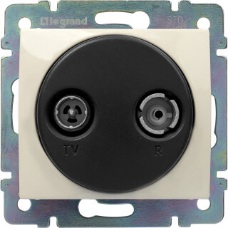 Розетка TV-FM бжевая Legrand Valena Classic 774332