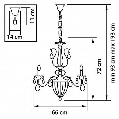 Подвесная люстра Lightstar Schon 790111
