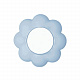 Переключатель одноклавишный Metalka Majur Happy Цветок бело/голубой 16.36.005