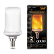 Лампа Gauss T65 5W 20-80lm 1500K E14 Flame LED 157401105 (20 шт)