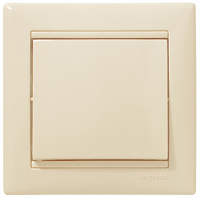 Выключатель одноклавишный бежевый Legrand Valena Classic 774301