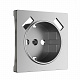 Накладка для розетки USB Werkel серебряный матовый a063623