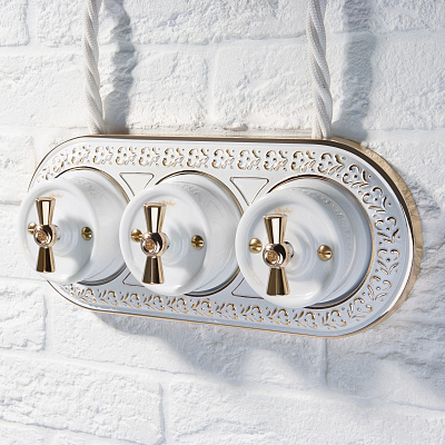 Переключатель одноклавишный Werkel W5612001 белый a051317