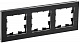 Рамка на 3 поста IEK Brite РУ-3-1-БрЧ BR-M32-M-K02