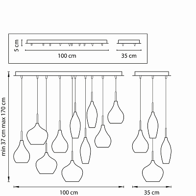 Подвесная люстра Lightstar Pentola 803125