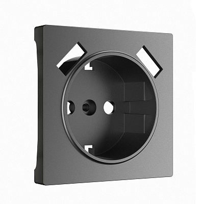 Накладка для розетки USB Werkel графит матовый a063113