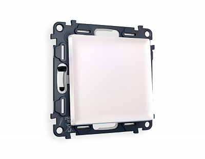 Комплект механизма 1-клавишного выключателя ALFA MA201010 Жемчуг QUANT