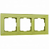 Рамка на 3 поста Werkel Favorit WL01-Frame-03 фисташковый a036589