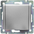Розетка 2К+З с откидной крышкой на винтах алюминий Legrand Valena Classic 770122