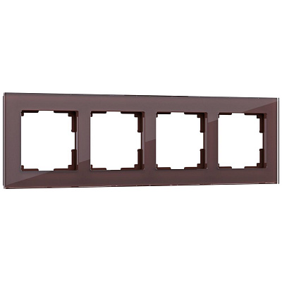 Рамка на 4 поста Werkel Favorit W0041118 мокко a051097