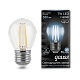 Лампа Gauss Filament Шар 7W 580lm 4100К Е27 LED 105802207 (5 шт)
