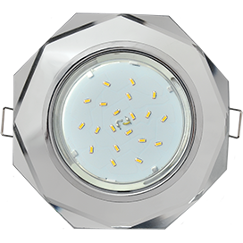 Встраиваемый светильник Ecola Glass GX53 FM538AECH