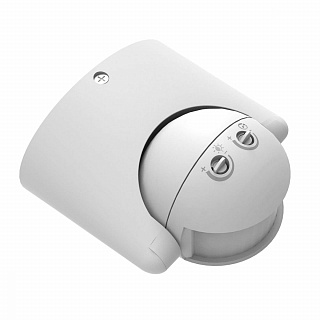 Датчик движения ИК. 12м. 10сек. 7мин IP44 TM Uniel USN-R22 1200W-180R WHITE UL-00009212