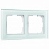 Рамка на 2 поста Werkel Favorit WL01-Frame-02 стекло a031476