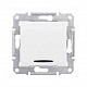 Выключатель одноклавишный белый SE Sedna SDN1400121