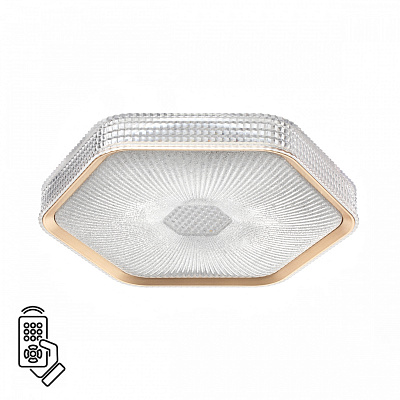 Светильник металл/пластик/прозрачный/золотистый LED 48Вт 3000-4000-6000K 42 SONEX 7746/48L PIKO LED SN 000