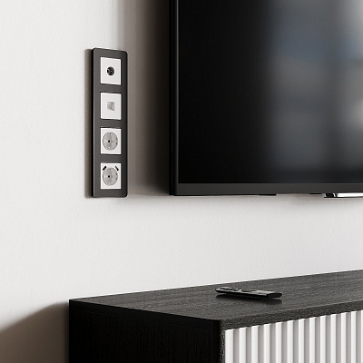 Розетка RJ-45 Werkel белые матовые a062407