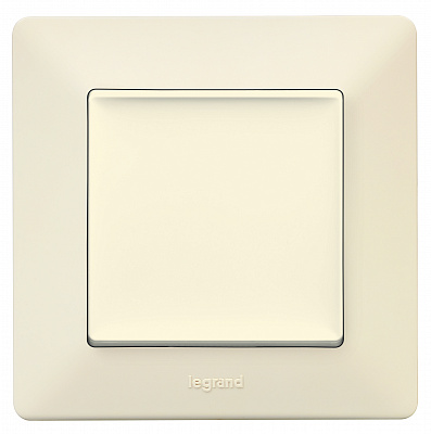 Лицевая панель для выключателей одноклавишных слоновая кость Legrand Valena Life 755001