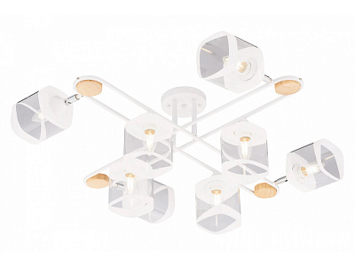 Потолочная люстра Sfera Sveta 5079/8 WT+WOOD