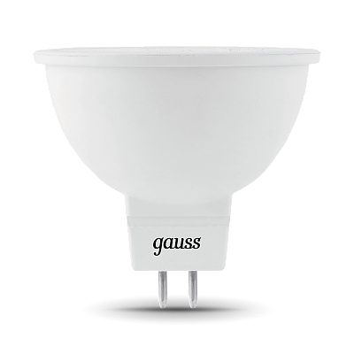 Лампа Gauss MR16 7W 600lm 3000K GU10 LED 101506107 (20 шт)