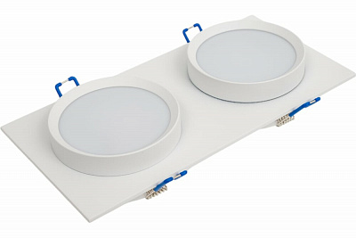 Светильник встраиваемый EKS GX53 ART INFINITY DUO белый, 220*110 мм, 0У-00001500