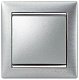 Выключатель одноклавишный алюминий Legrand Valena Classic 770101