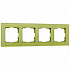 Рамка на 4 поста Werkel Favorit WL01-Frame-04 фисташковый a036590