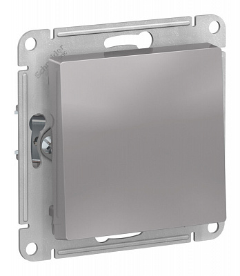 Выключатель одноклавишный SE AtlasDesign алюминий ATN000321