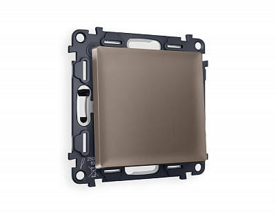 Комплект механизма 1-клавишного выключателя ALFA MA631010 Темная бронза матовый QUANT