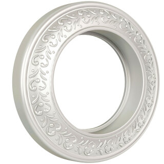 Рамка для розетки круглая на один пост Werkel Retro жемчужный W0015021